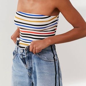 UO- Out From Under MJ Tube-top Bodysuit